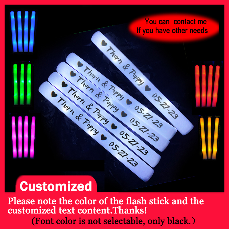 Centerpiece Stick - 20/30/40/60/80/100/120 Pezzi Bastoncini Luminosi LED RGB