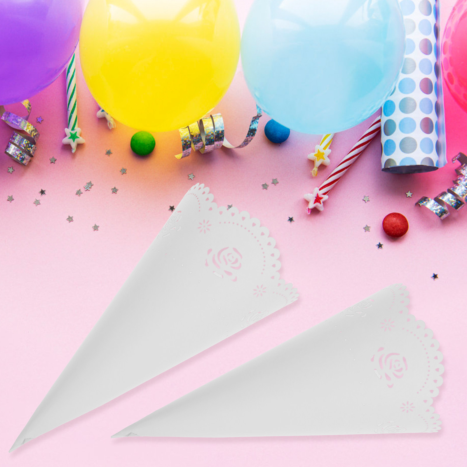 Papercraft Supply Confetti - 20 coni di coriandoli di carta