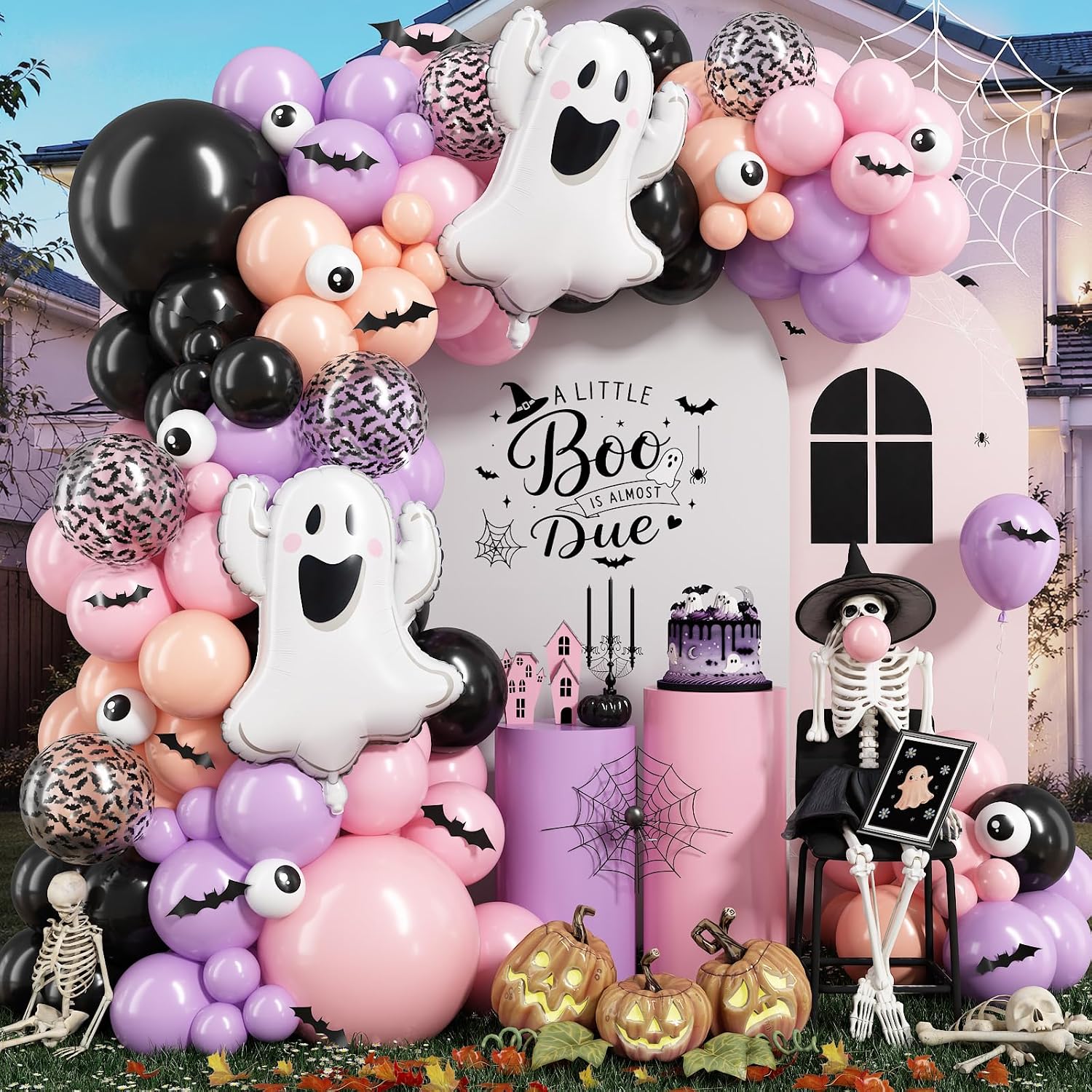 Balloon Arch Kit - Kit Arco di Palloncini per Halloween