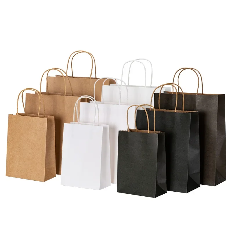 Party Event Supply Store - 10/20/30/40/50 pezzi/lotto Sacchetti di Carta Kraft