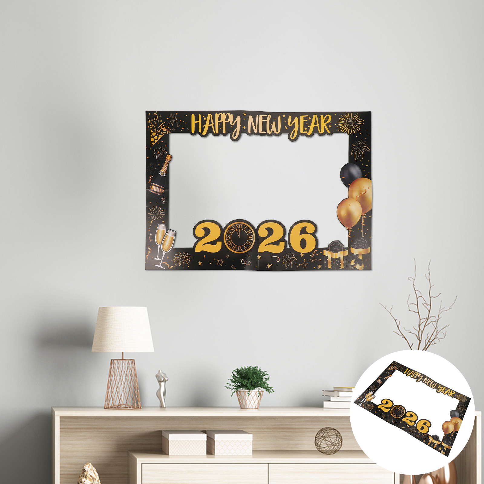 Photo Booth Frame - Grande Cornice Portatile in Cartone per
