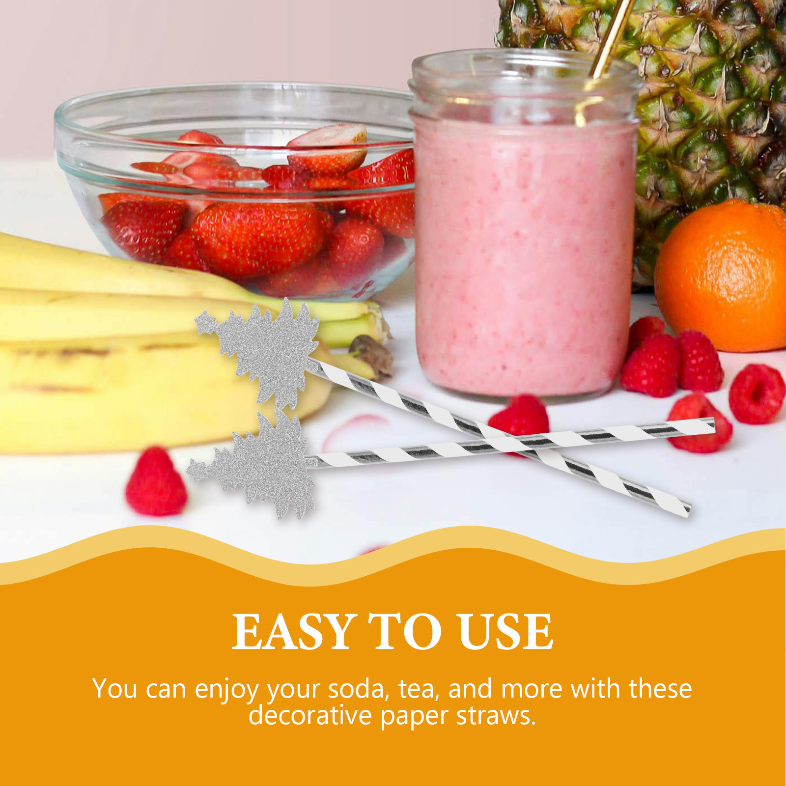 25 cannucce di carta usa e get - Paper Straw Color recensione e prezzo