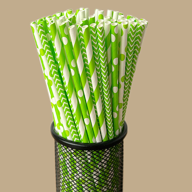 100 cannucce di carta a righe  - Paper Straw Color recensione e prezzo